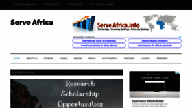 What Serveafrica.info website looked like in 2019 (4 years ago)