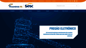 What Sesc-rs.com.br website looked like in 2019 (4 years ago)
