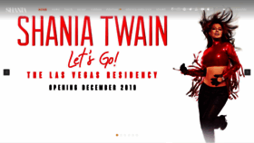 What Shaniatwain.com website looked like in 2019 (4 years ago)