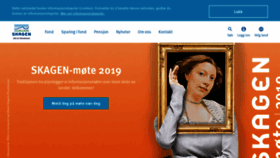 What Skagenfondene.no website looked like in 2019 (4 years ago)