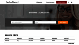 What Stellenmarkt.de website looked like in 2019 (4 years ago)