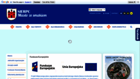 What Sierpc.pl website looked like in 2019 (4 years ago)