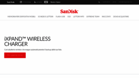 What Sandisk.it website looked like in 2019 (4 years ago)
