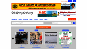 What Saltspringexchange.com website looked like in 2019 (4 years ago)