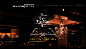 What Secondstoryliquorbar.com website looked like in 2019 (4 years ago)