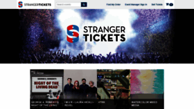 What Strangertickets.com website looked like in 2019 (4 years ago)