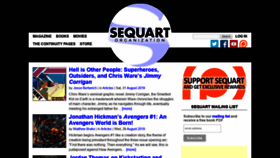 What Sequart.org website looked like in 2019 (4 years ago)