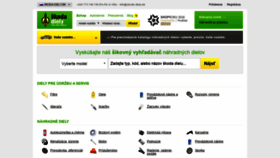 What Skoda-diely.sk website looked like in 2019 (4 years ago)