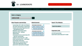 What Salearnership.co.za website looked like in 2019 (4 years ago)