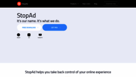 What Stopad.io website looked like in 2019 (4 years ago)