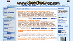 What Samuraj-cz.com website looked like in 2019 (6 years ago)