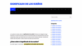 What Significadodelossuenos10.net website looked like in 2019 (4 years ago)