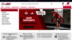 What Sportasistemas.lv website looked like in 2019 (4 years ago)
