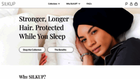 What Silkup.com website looked like in 2019 (4 years ago)