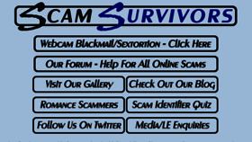 What Scamsurvivors.com website looked like in 2019 (4 years ago)