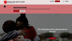 What Salvationarmycarolinas.org website looked like in 2019 (4 years ago)