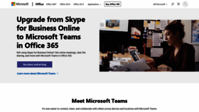 What Skypeforbusiness.com website looked like in 2019 (4 years ago)