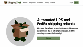 What Shippingtroll.com website looked like in 2019 (4 years ago)