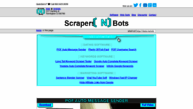 What Scrapersnbots.com website looked like in 2019 (4 years ago)