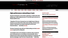 What Serverframework.com website looked like in 2019 (4 years ago)