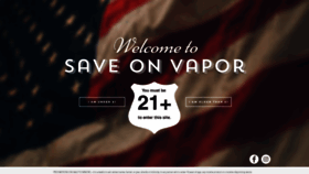 What Saveonvapor.com website looked like in 2019 (4 years ago)