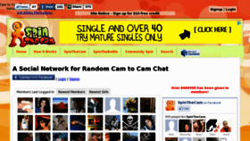 What Spinthecam.com website looked like in 2011 (12 years ago)