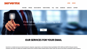 What Servermx.com website looked like in 2019 (4 years ago)