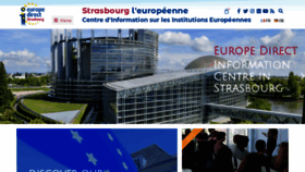 What Strasbourg-europe.eu website looked like in 2019 (4 years ago)
