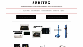 What Seritex.com website looked like in 2019 (4 years ago)