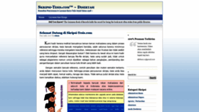 What Skripsi-tesis.com website looked like in 2019 (4 years ago)