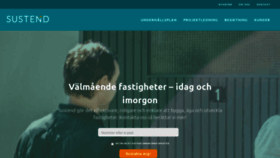 What Sustend.se website looked like in 2019 (4 years ago)