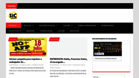 What Sicnoticias.cl website looked like in 2019 (4 years ago)