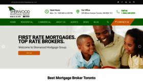 What Sherwoodmortgagegroup.com website looked like in 2019 (4 years ago)