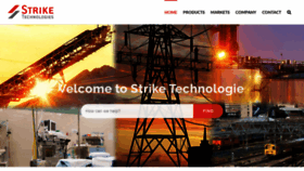 What Strike.co.za website looked like in 2019 (4 years ago)