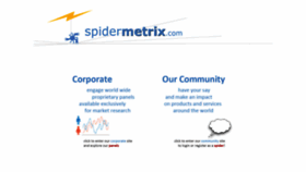 What Spidermetrix.com website looked like in 2019 (4 years ago)