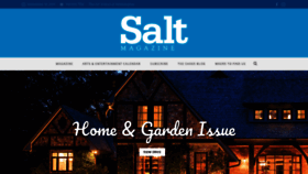 What Saltmagazinenc.com website looked like in 2019 (4 years ago)