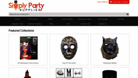 What Simplypartysupplies.co.za website looked like in 2019 (4 years ago)