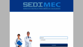 What Sedimec-med.dictamenmedico.com website looked like in 2019 (4 years ago)