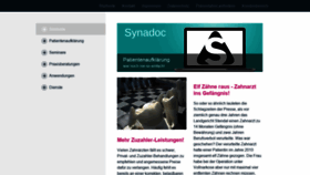 What Synadoc.de website looked like in 2019 (4 years ago)