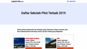 What Sekolah-pilot.com website looked like in 2019 (4 years ago)