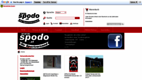What Spodo.at website looked like in 2019 (4 years ago)