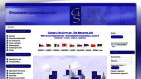 What Steuer-gonze.de website looked like in 2019 (4 years ago)