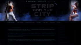 What Stripandthecity.co.uk website looked like in 2019 (4 years ago)