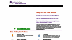 What Salesterritorymap.com website looked like in 2019 (4 years ago)