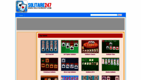 What Solitaire247.com website looked like in 2019 (4 years ago)