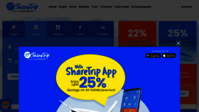 What Sharetrip.net website looked like in 2019 (4 years ago)