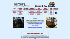 What Stphilipsoconnor.org.au website looked like in 2019 (4 years ago)