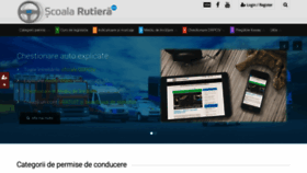 What Scoalarutiera.ro website looked like in 2019 (4 years ago)