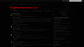 What Stopmotionanimation.com website looked like in 2019 (4 years ago)