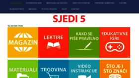 What Sjedi5.com website looked like in 2019 (4 years ago)